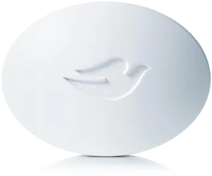 Dove Soap Bar Embossed Bird PNG image