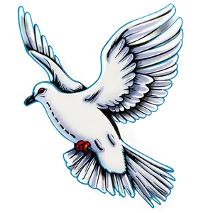 Dove Tattoo Png 05042024 PNG image