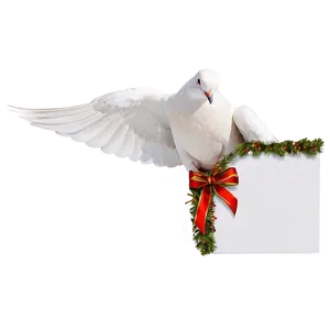 Dove With Banner PNG Idt