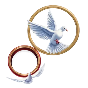 Dove With Ring PNG Iuk PNG