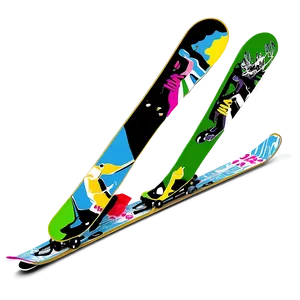 Downhill Skis PNG Pcy69 PNG