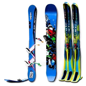 Downhill Skis PNG Pub