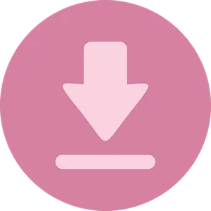 Download Icon Pink Background PNG image