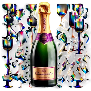 Download Premium Champagne Bottle Png 05232024 PNG image