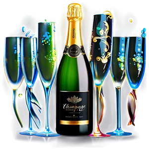 Download Premium Champagne Bottle Png Jmf PNG image