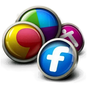 Downloadable Social Icons Set PNG 41