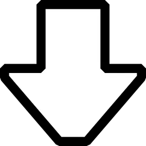 Downward Black Arrow Icon