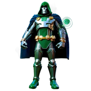 Dr Doom In Battle Png 06252024 PNG image