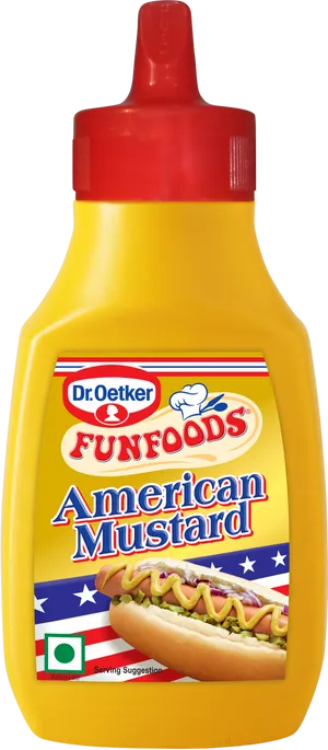 Dr Oetker American Mustard Bottle