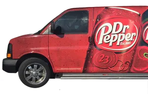 Dr Pepper Van Wrap PNG image