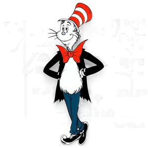 Dr Seuss Character Illustration PNG Wlm