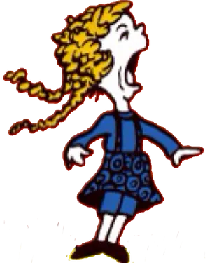 Dr Seuss Character Laughing PNG image