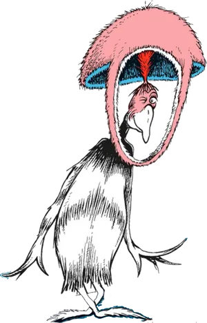 Dr Seuss Characterin Pink Hat