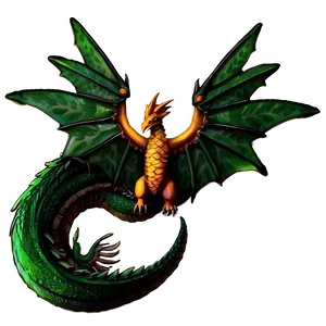 Dragon And Phoenix Png 50 PNG image