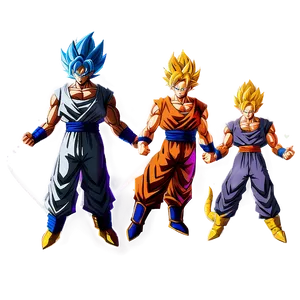 Dragon Ball Legends Saiyan Warriors PNG Rkc
