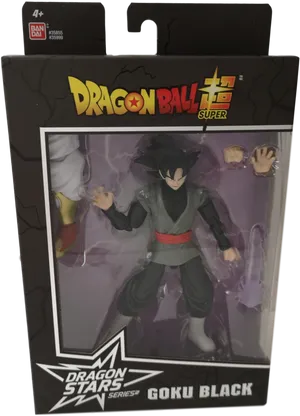 Dragon Ball Super Goku Black Action Figure Packaging PNG image