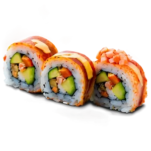 Dragon Roll Sushi PNG 05212024
