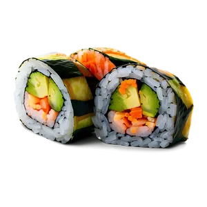 Dragon Roll Sushi PNG Awb57