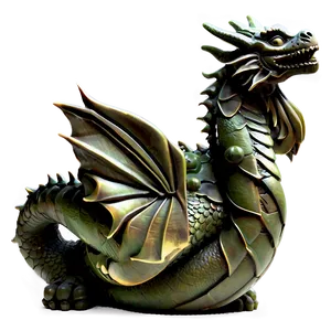 Dragon Statue PNG 77