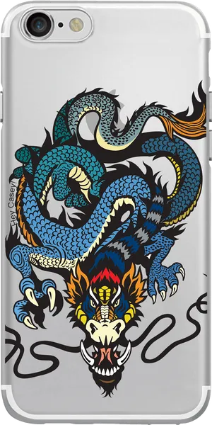 Dragon Tattoo Designi Phone Case PNG image