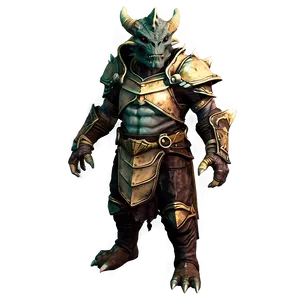 Dragonborn Necromancer Png 06262024 PNG image