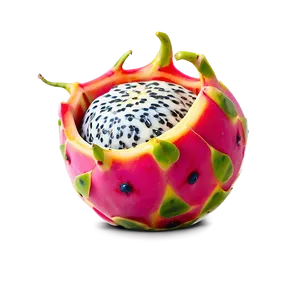 Dragonfruit Bowl Presentation Png 06122024 PNG image