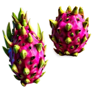 Dragonfruit Illustration Cute Png 06122024 PNG image