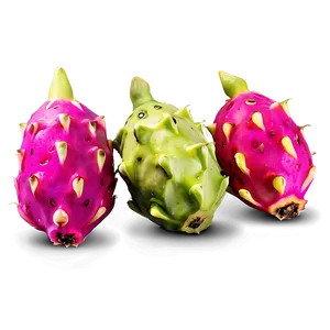 Dragonfruit With Water Drops Png Avh PNG image