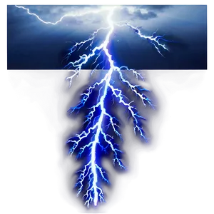 Dramatic Sky Lightning PNG 44