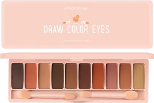 Draw Color Eyes Eyeshadow Palette PNG image