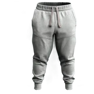 Drawstring Grey Sweatpants Png Hmk PNG image