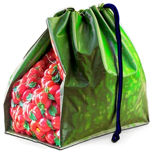 Drawstring Grocery Bag PNG 06132024