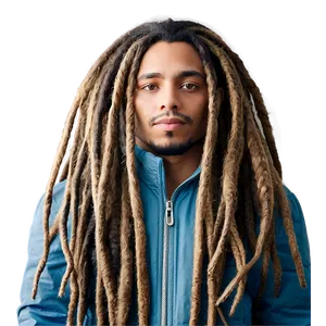 Dreadlock Hair Texture PNG 06202024