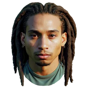 Dreads Hairstyle Evolution Png 05242024 PNG image