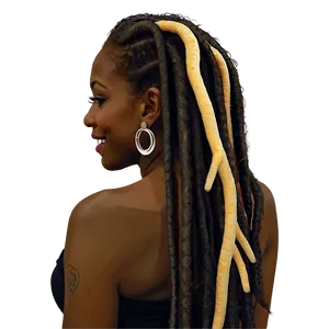 Dreads Hairstyle Evolution Png Kit28 PNG image