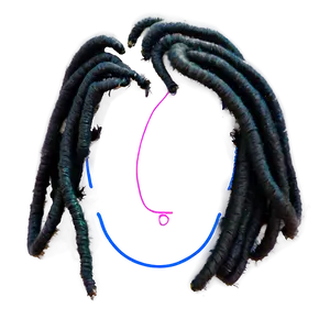 Dreads Hairstyle Inspiration Png 77 PNG image