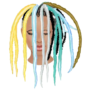 Dreads Hairstyle Makeover Png Cyj PNG image