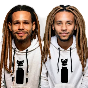 Dreads Transformation Journey Png 05242024 PNG image