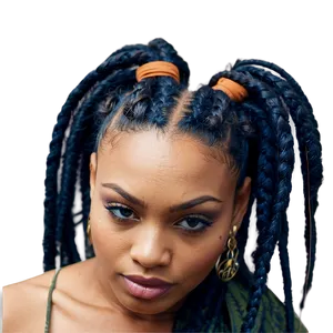 Dreads Updo Tutorial PNG 05242024