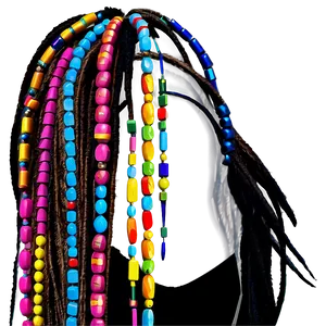 Dreads With Beads PNG Owf