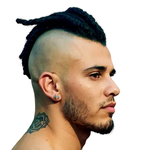 Dreads With Shaved Sides Png Plj79 PNG image