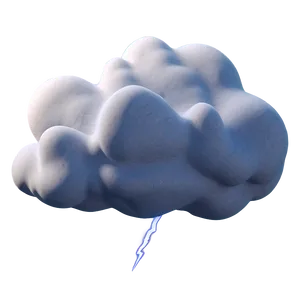 Dream Cloud With Lightning PNG Meb PNG