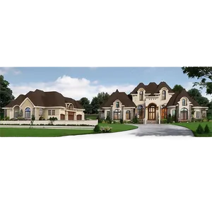 Dream Home Illustration PNG Aic6