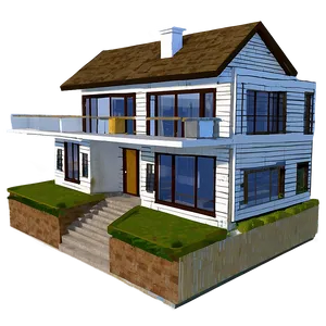 Dream House Sketch PNG 94