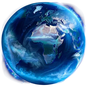 Dreamy Blue Planet Concept PNG 06292024
