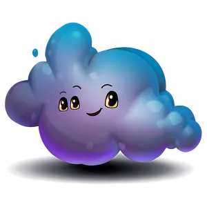 Dreamy Cartoon Cloud Png Qiw68 PNG image