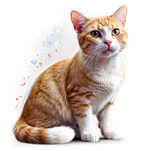 Dreamy Cat Artwork PNG Kxx PNG