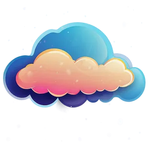 Dreamy Cloud Vector Scene PNG Soa11 PNG