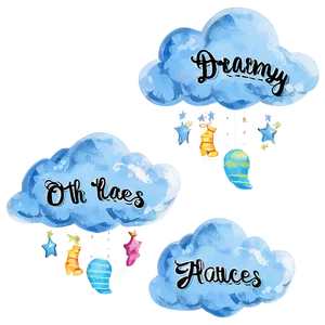 Dreamy Clouds Oh The Places You'll Go Png Fgb PNG image