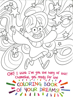 Dreamy Coloring Adventure PNG